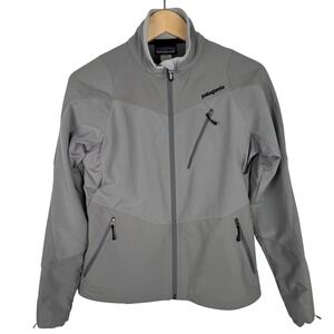 Patagonia Womens S Softshell Integral Jacket Full Zip Gray Activewear Coat